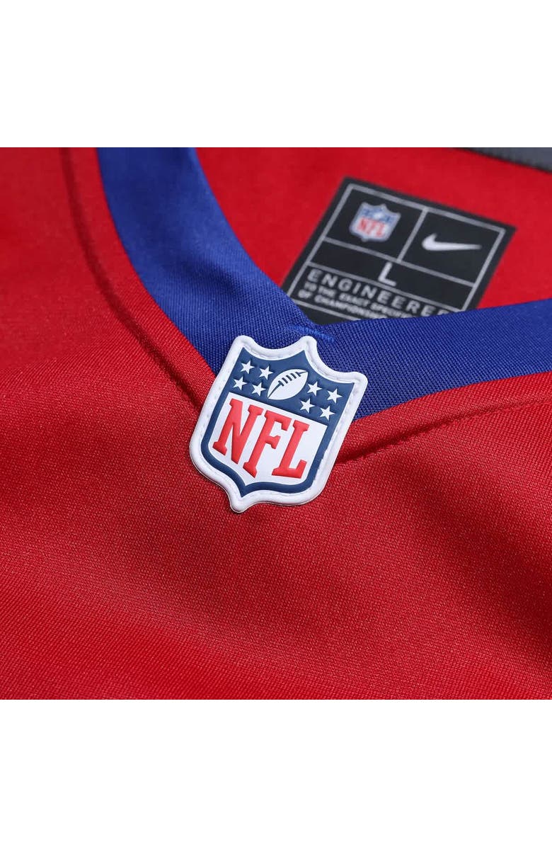 Nike Men's Nike Malik Nabers Century Red New York Giants Alternate Game Jersey, Alternate, color, Red