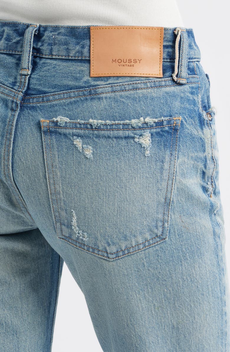 MOUSSY VINTAGE Bretton Tapered Ankle Jeans, Alternate, color, Light Blue