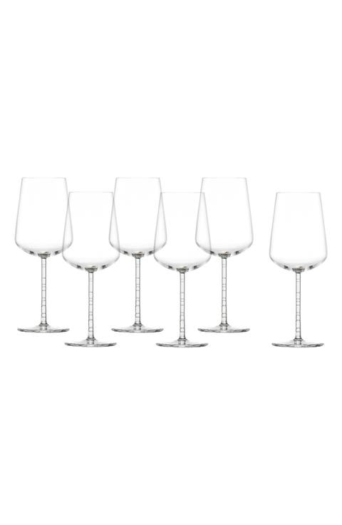 Journey Set of 6 Bordeaux Glasses