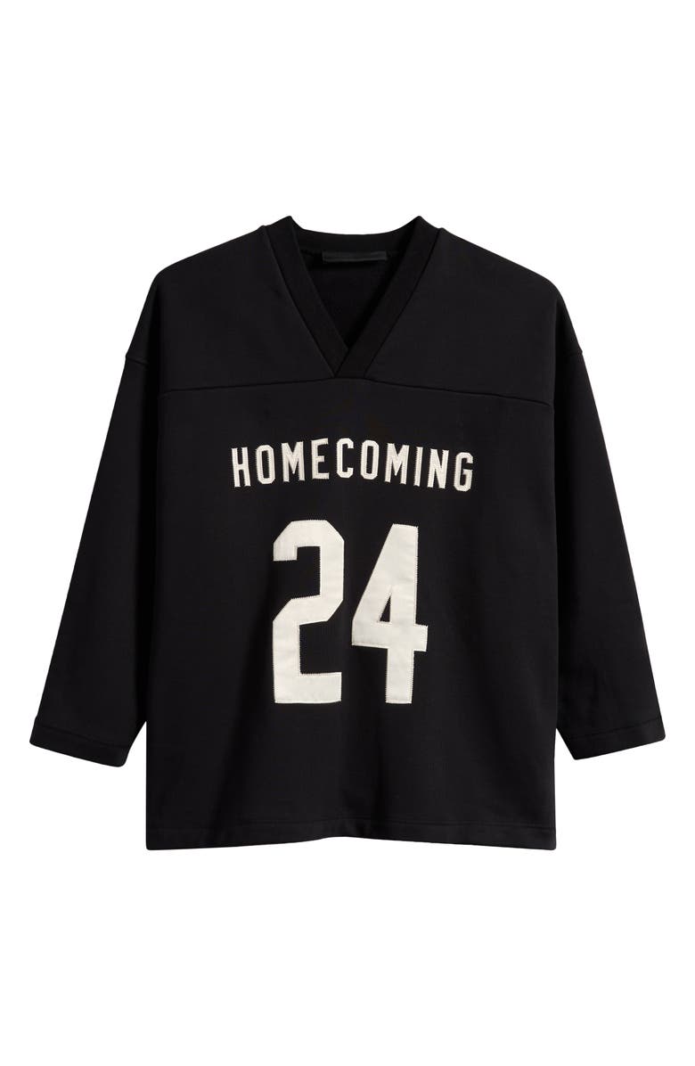 Fear of God Essentials Kids' Homecoming Cotton Fleece Hockey Jersey, Main, color, 