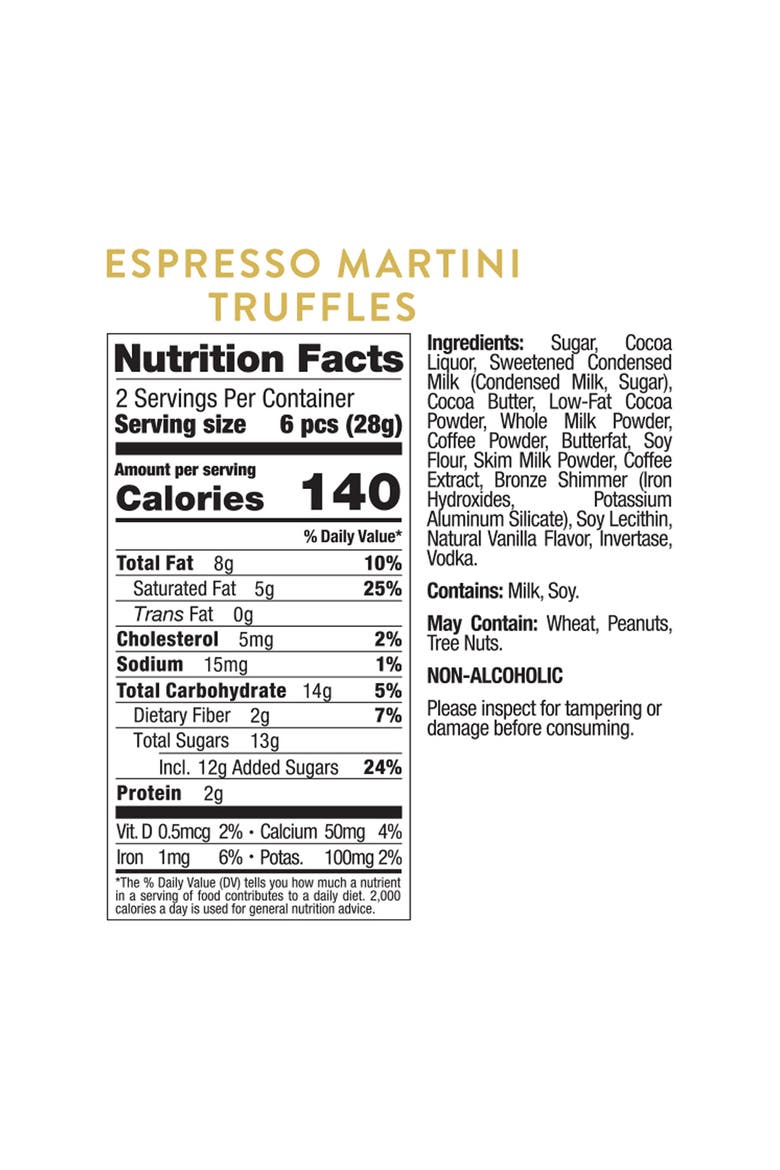 Espresso Martini Truffles Set of 4 Candy Cubes, Alternate, color, BLUE