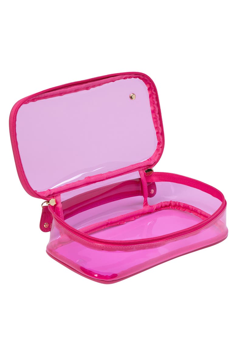 Miami Claire Medium Cosmetics Case, Alternate, color, RASPBERRY