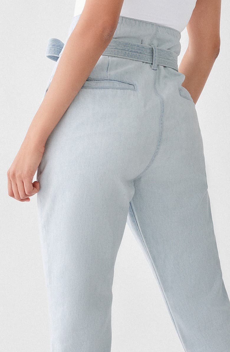 DL1961 Susie Paperbag Waist Tapered Pants, Alternate, color, Hazen