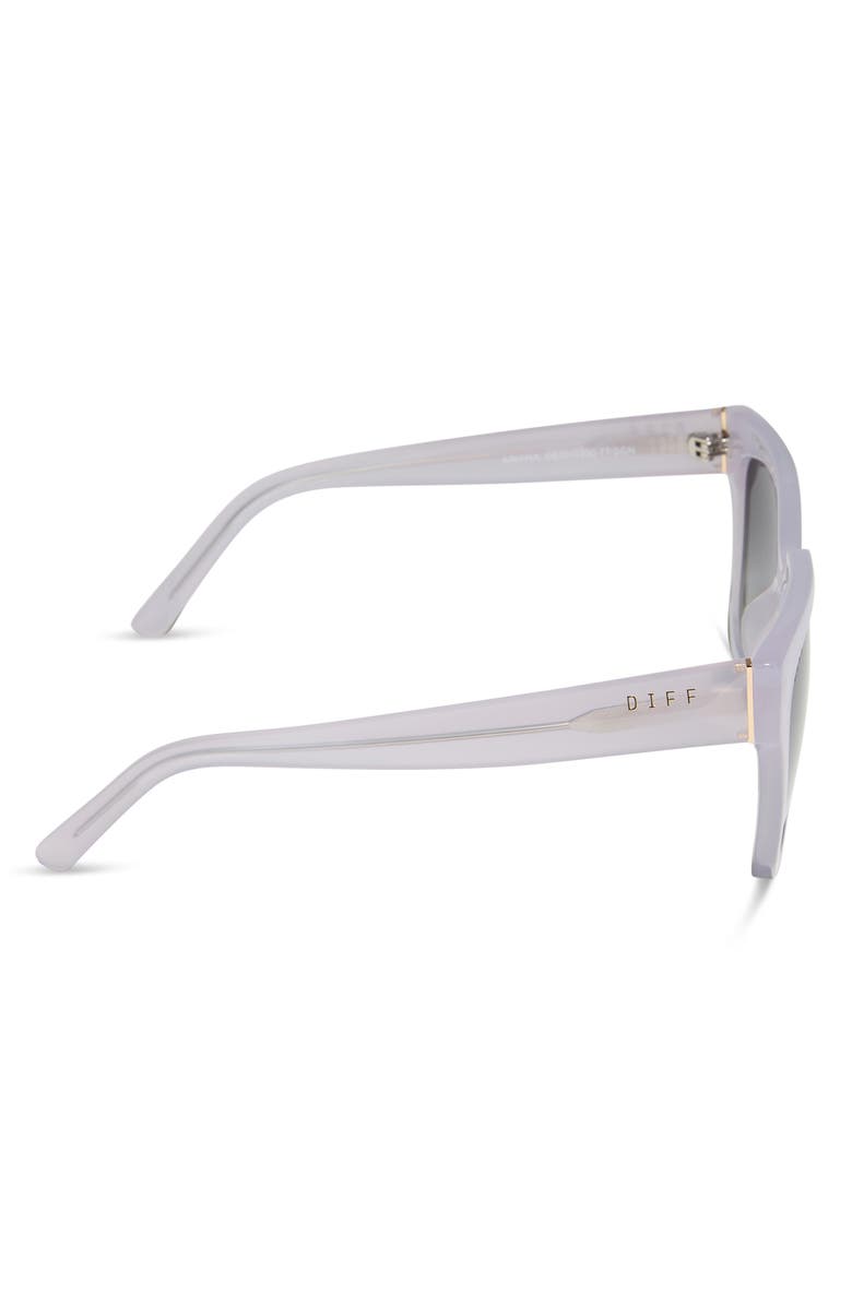 DIFF Ariana 54mm Gradient Square Sunglasses, Alternate, color, Thistle / Grey Gradient