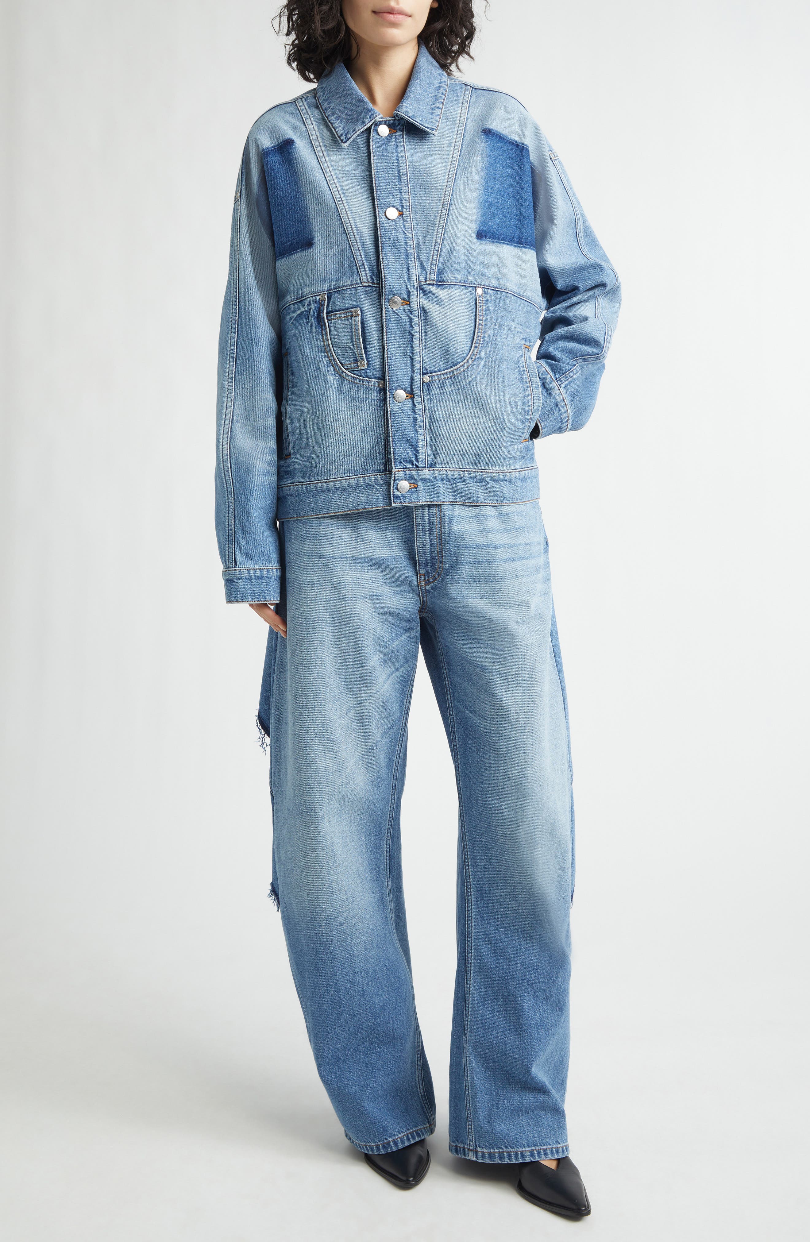 Deconstructed Denim Jacket - image 2