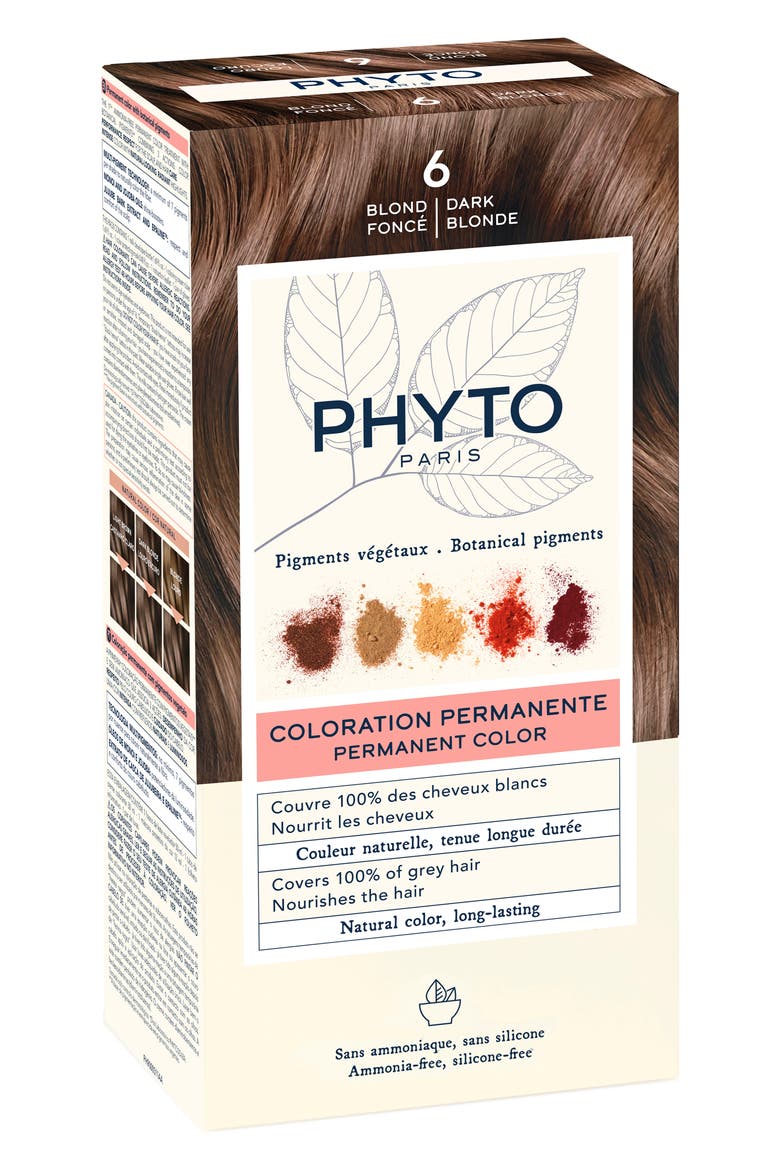 Phytocolor Permanent Hair Color, Main, color, 6 DARK BLONDE