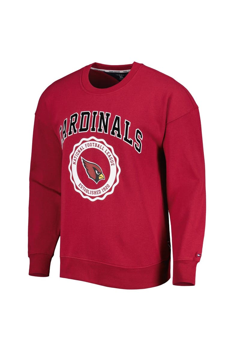 Men's Tommy Hilfiger Cardinal Arizona Cardinals Ronald Crew Sweatshirt, Alternate, color, Cardinal
