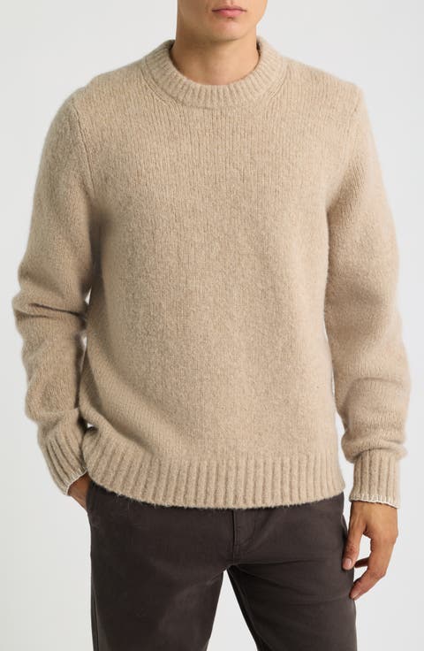 Whipstitch Alpaca Blend Crewneck Sweater
