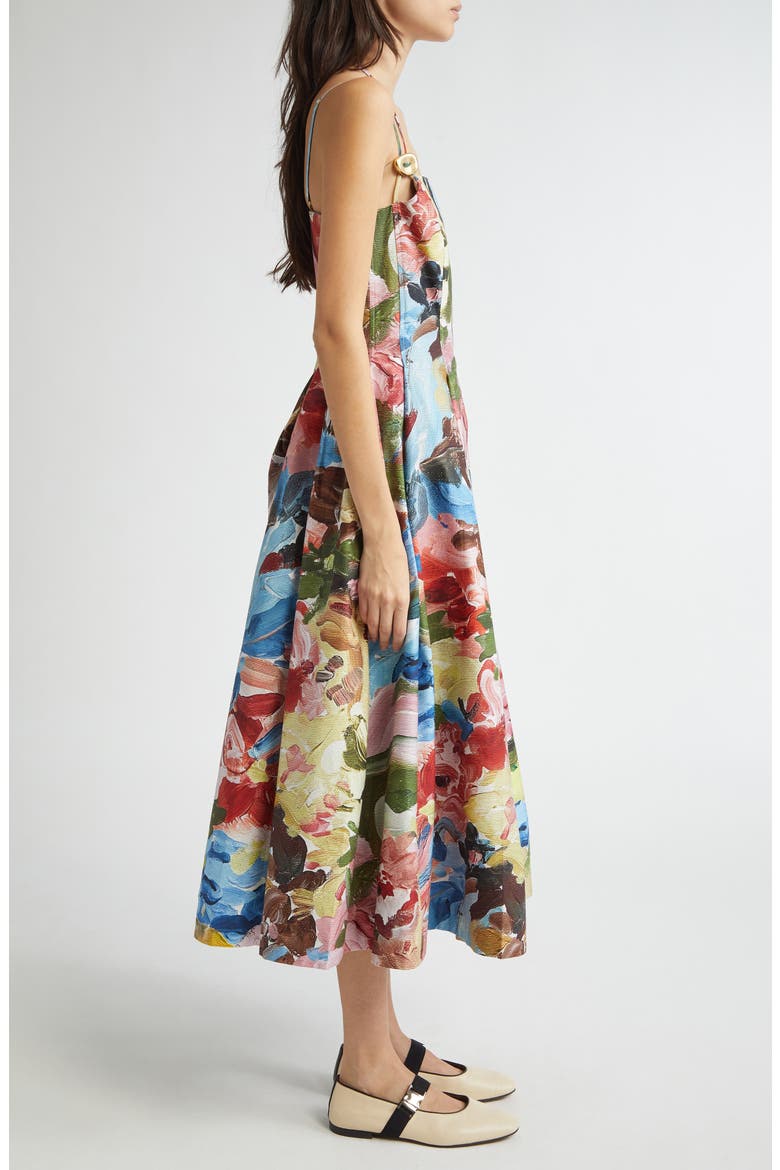 Floral Organic Cotton Dress, Alternate, color, LOVES ME LOVES ME NOT