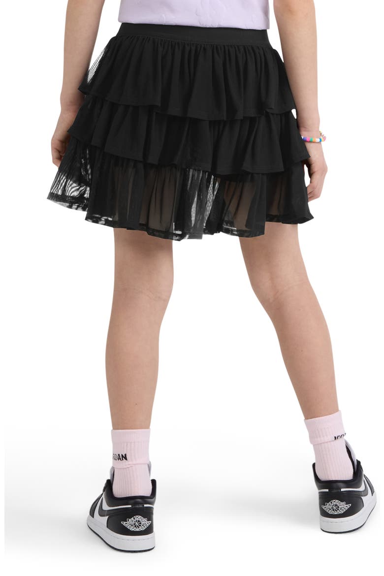 Kids' Tulle Skort, Alternate, color, BLACK