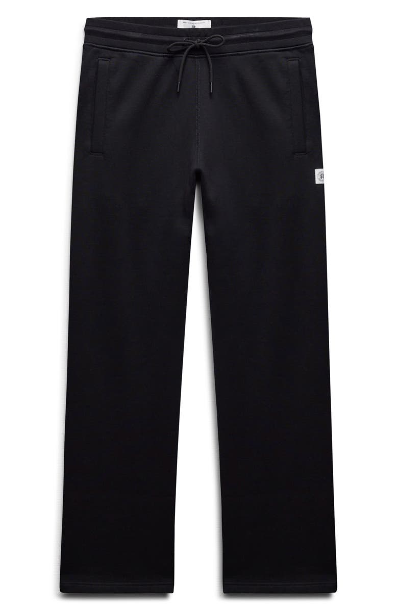 Reigning Champ Straight Leg Midweight Cotton Fleece Drawstring Pants, Alternate, color, 