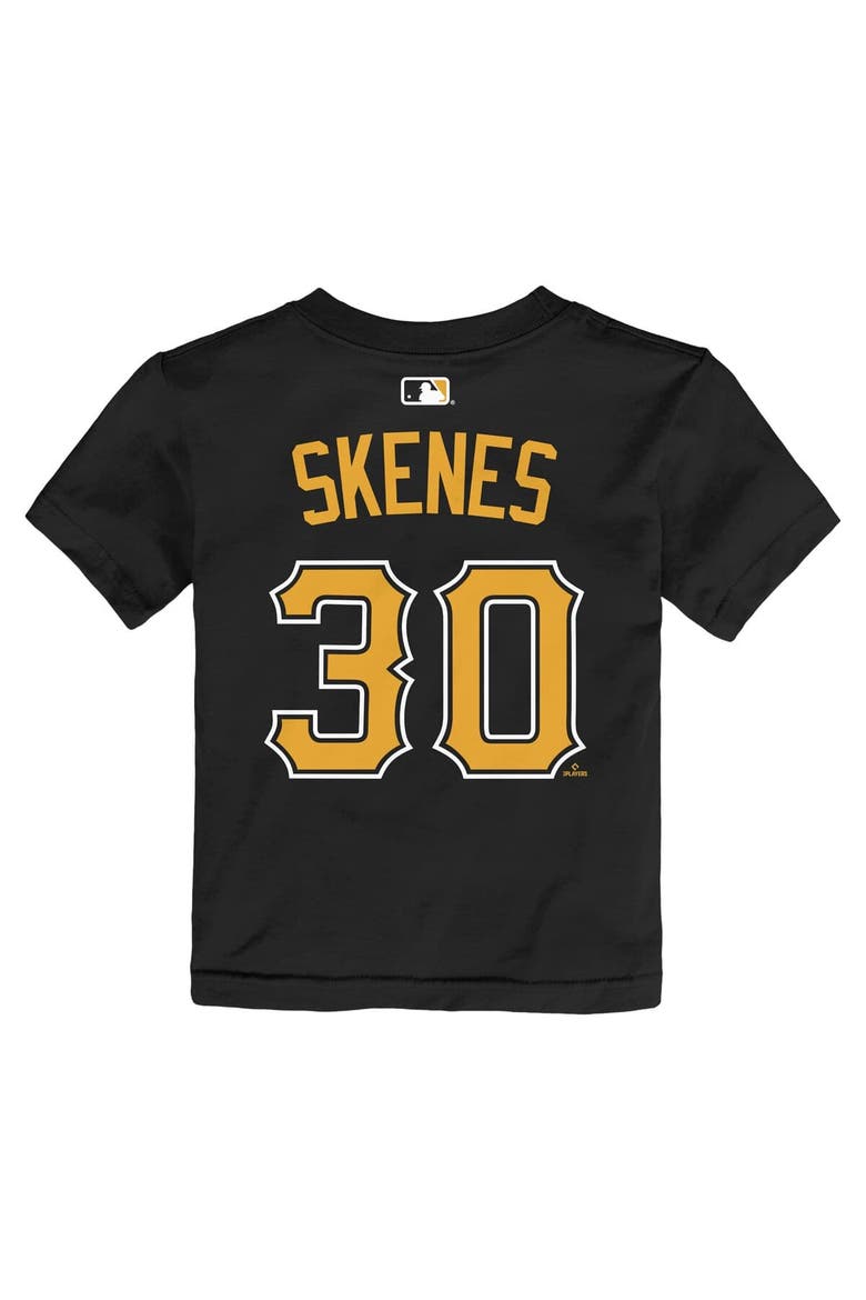 Toddler Paul Skenes Black Pittsburgh Pirates Name & Number T-Shirt, Alternate, color, Black