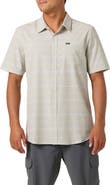 O'Neill Relaxed Fit Short Sleeve Performance Slub Button-Up Shirt