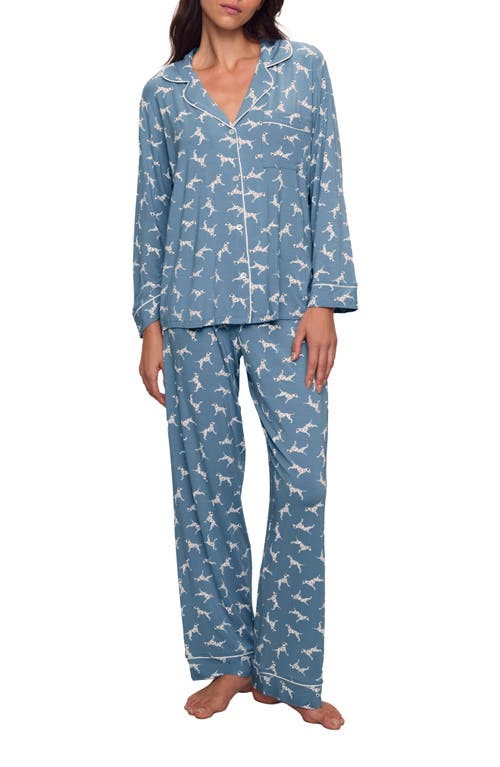 Eberjey Sleep Chic Jersey Knit Pajamas
