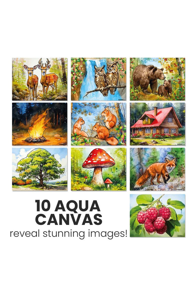 Reusable Water Painting Activity Set for Seniors - Dementia-Friendly, Alternate, color, Forest