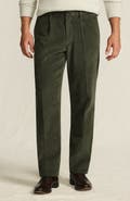 Lands' End Corduroy Comfort Waist Classic Fit Pleated Front Pant