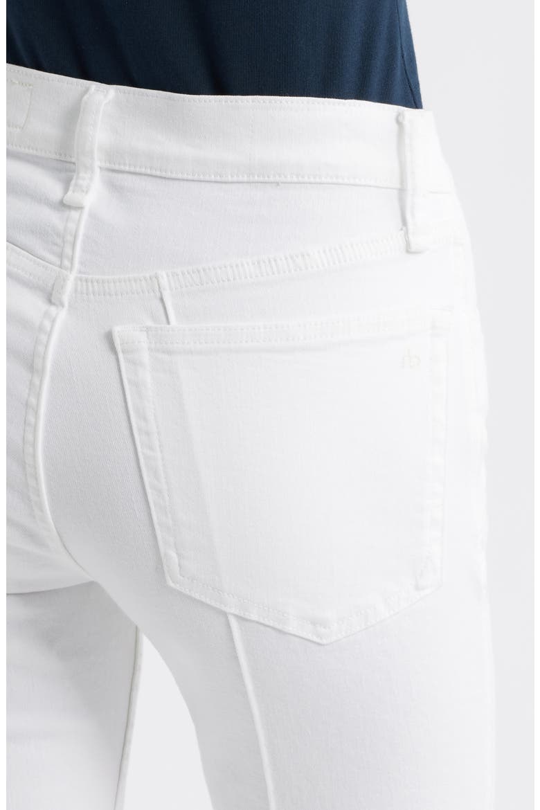 Flexi Kit Mid Rise Capri Jeans, Alternate, color, WHITE