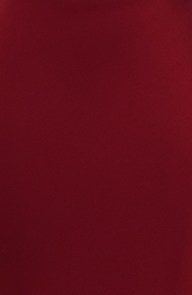 HOUSE OF CB Sydel Bias Cut Satin Maxi Skirt, Alternate, color, Blood Red