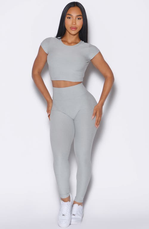 Bombshell Sporswear Fit Fam Active Tee In Gray