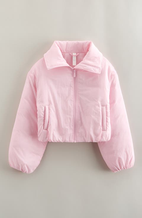 Kids' Ruched Crop Jacket (Little Kid & Big Kid)