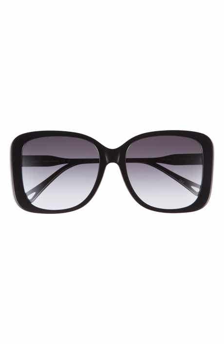 Chloé 57mm Square Sunglasses