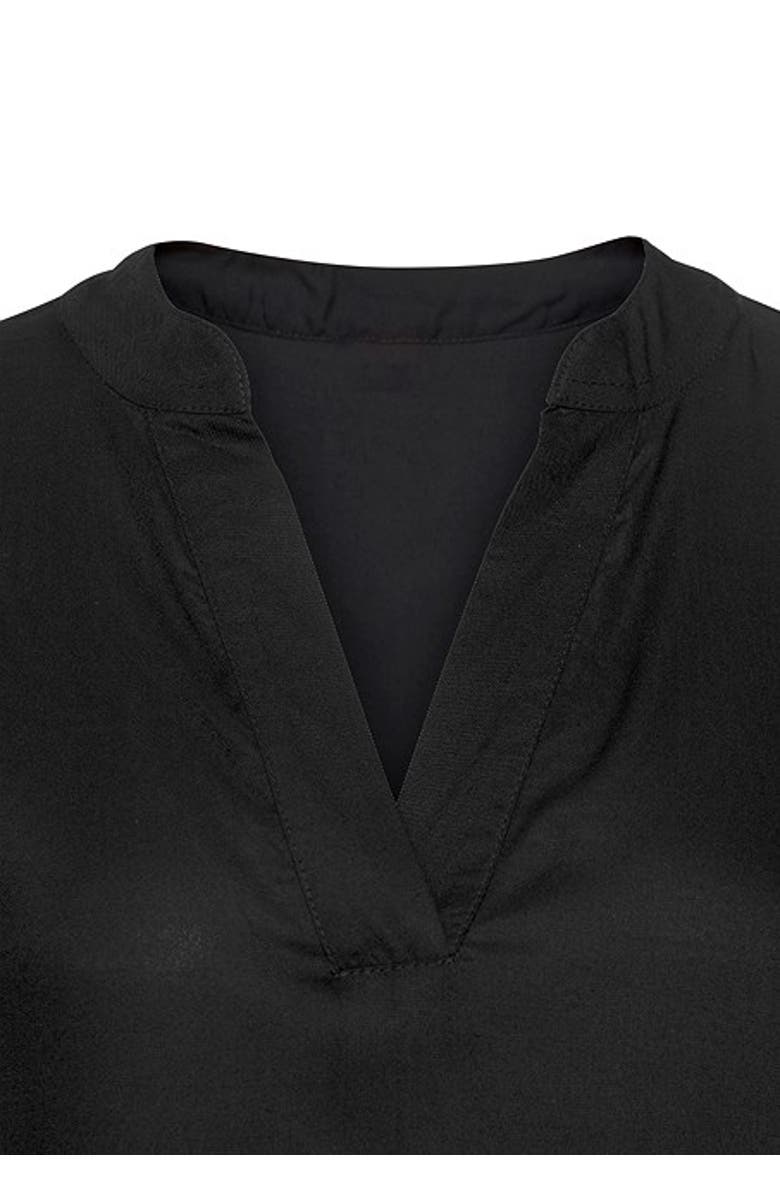 LASCANA Women's Flounce Hem Shift Dress, Alternate, color, Black