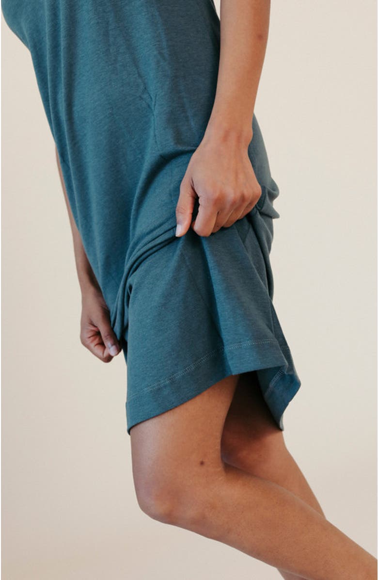 POPLINEN Plus Sophie Tank Jersey Dress, Alternate, color, Pine