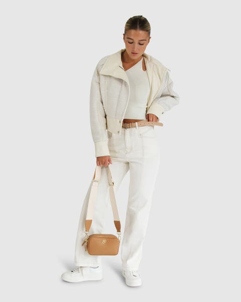 Mad Love Cropped Bomber Jacket