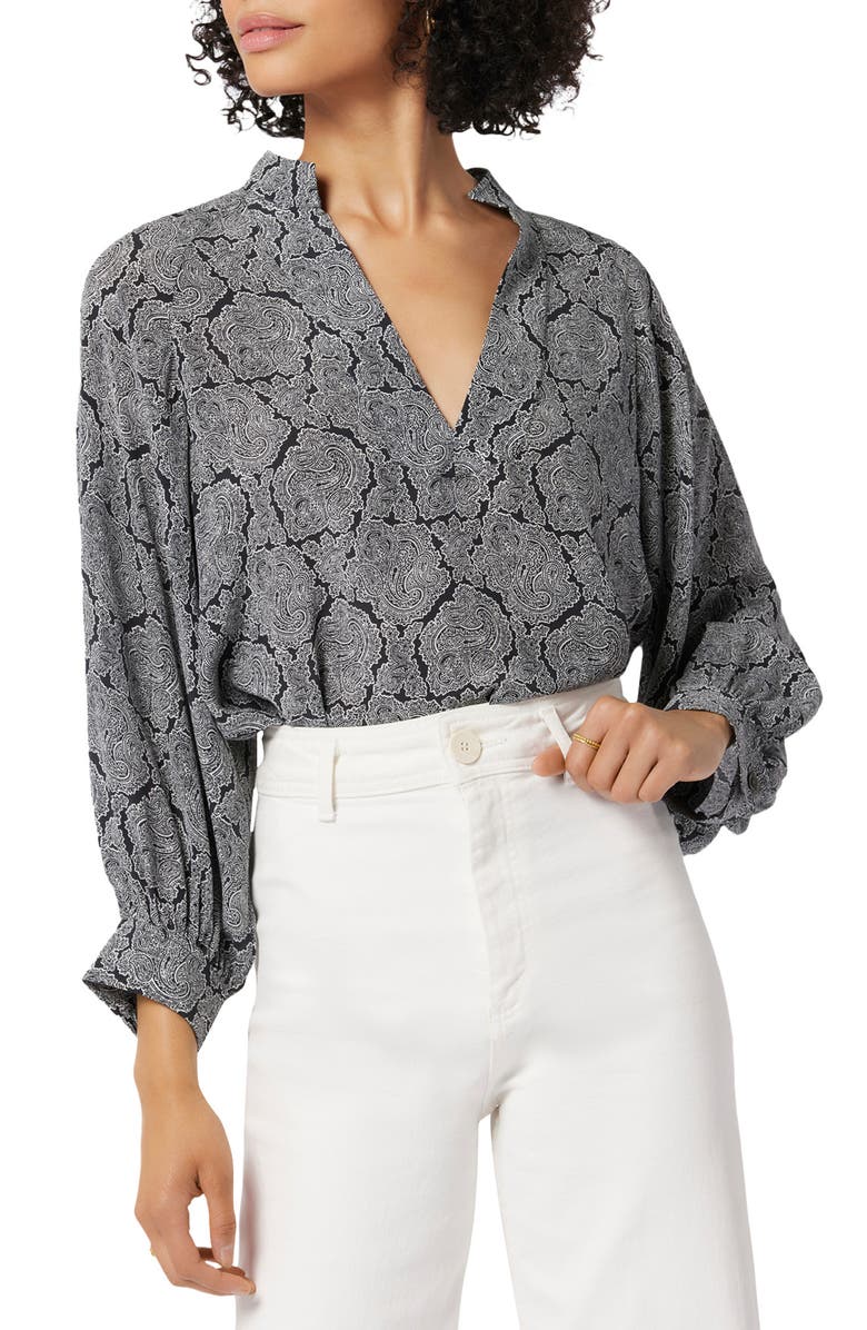 Joie Perci Paisley Silk Blouse, Main, color,