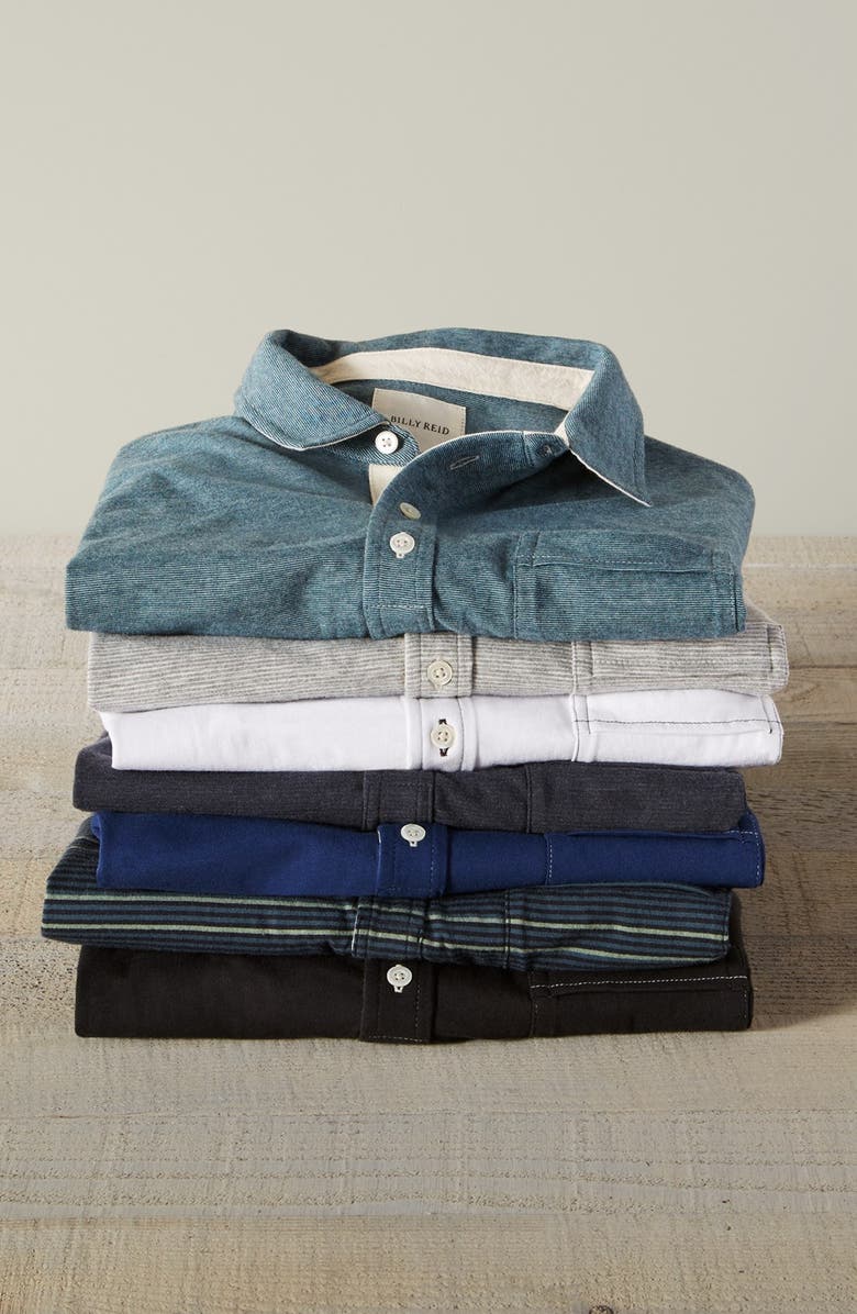 Billy Reid Pensacola Slim Fit Polo, Alternate, color, 