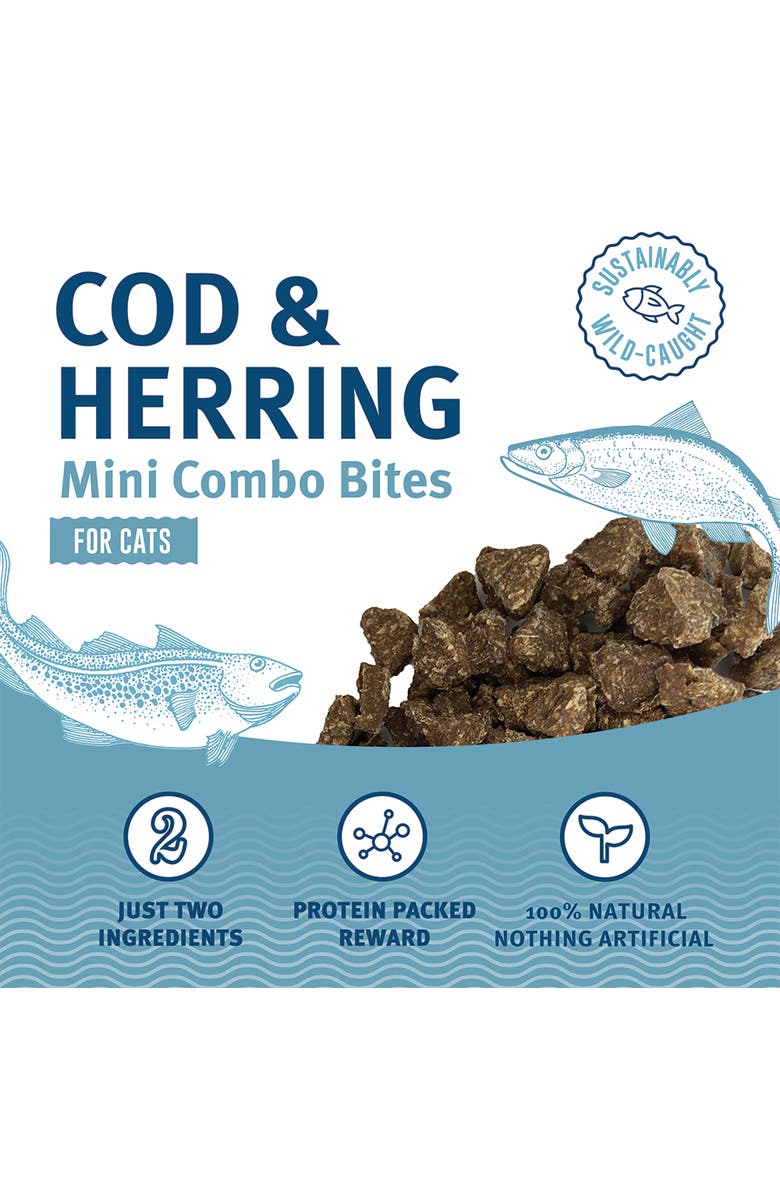 ICELANDIC+ Mini Combo Bites Cod 
Herring, 1.7Oz Bag, Alternate, color, 