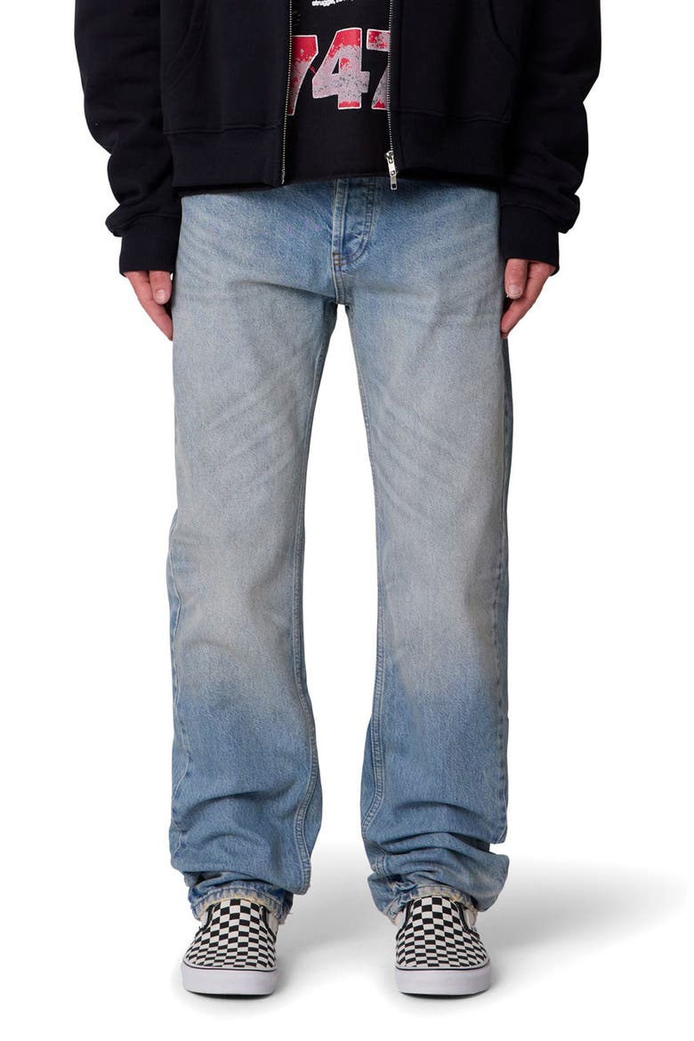 Straight Leg Jeans, Main, color, WESTERN BLUE