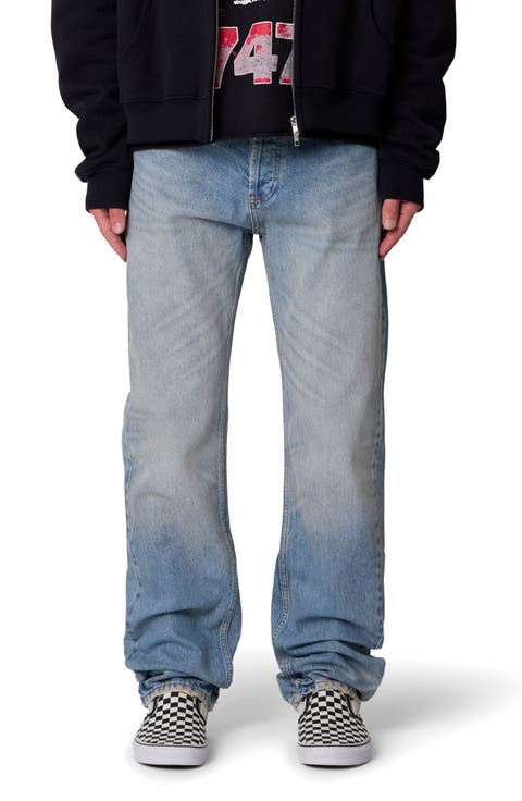 Straight Leg Jeans (Western Blue)