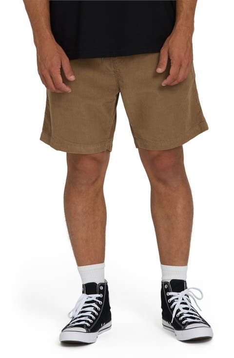 Larry Layback Cotton Corduroy Shorts