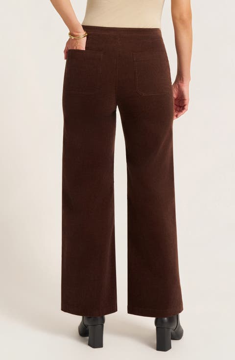 Pippa Corduroy Straight Leg Pants