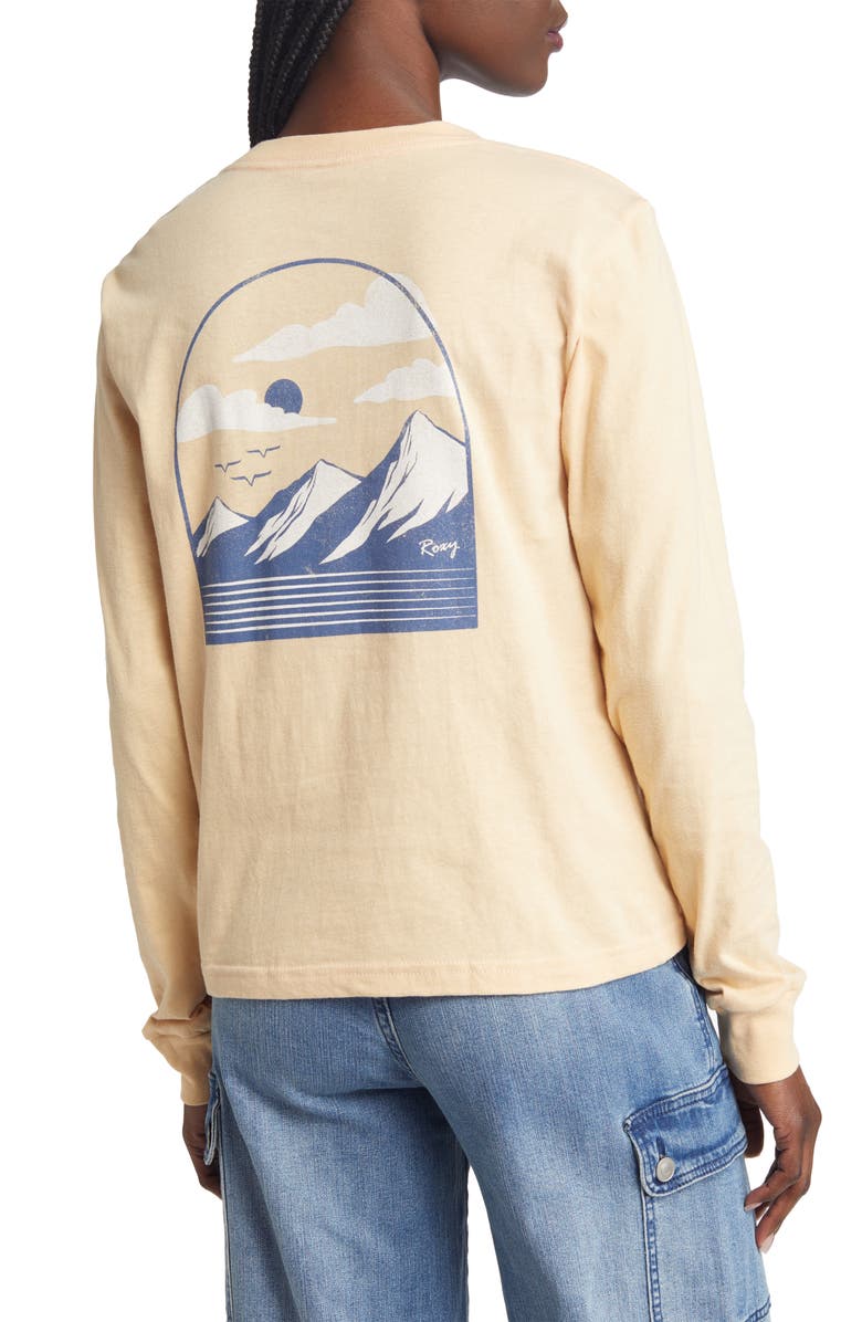 Roxy High Up Long Sleeve T-Shirt, Alternate, color, 