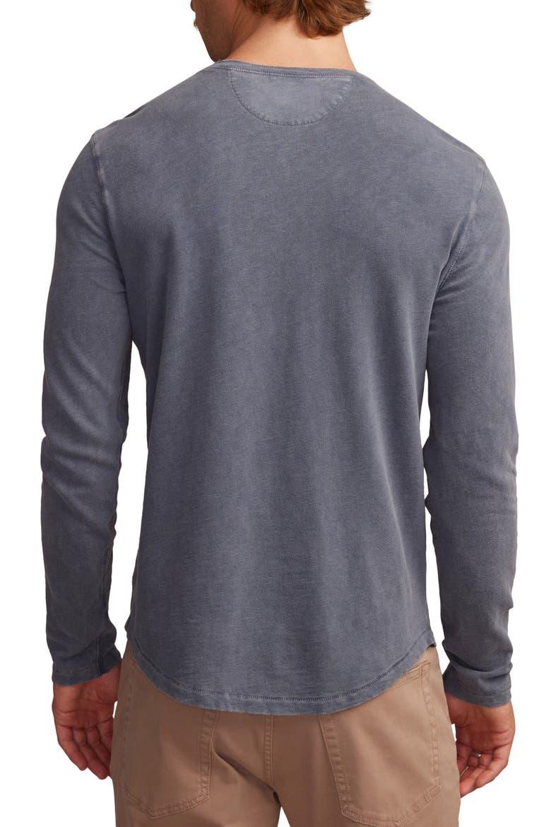 Weekend Long Sleeve Slubbed Henley, Alternate, color, FLINT STONE