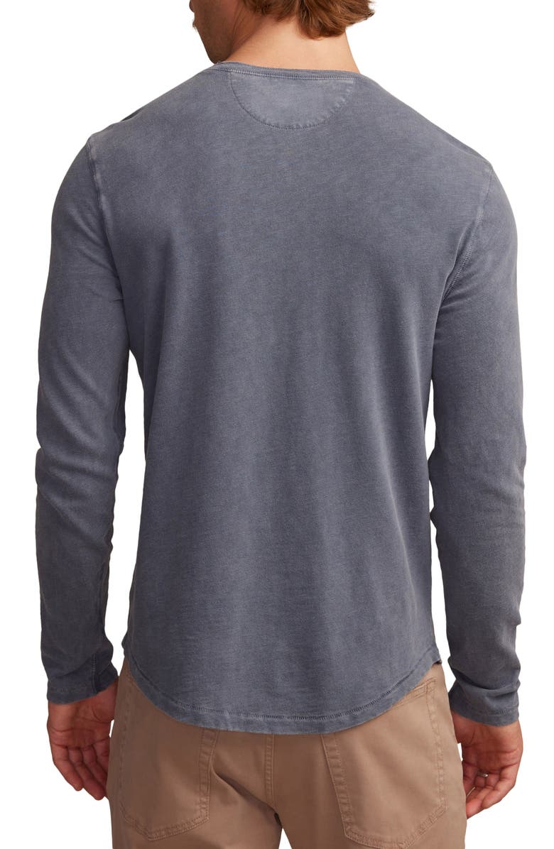 Lucky Brand Weekend Long Sleeve Slubbed Henley, Alternate, color, Flint Stone