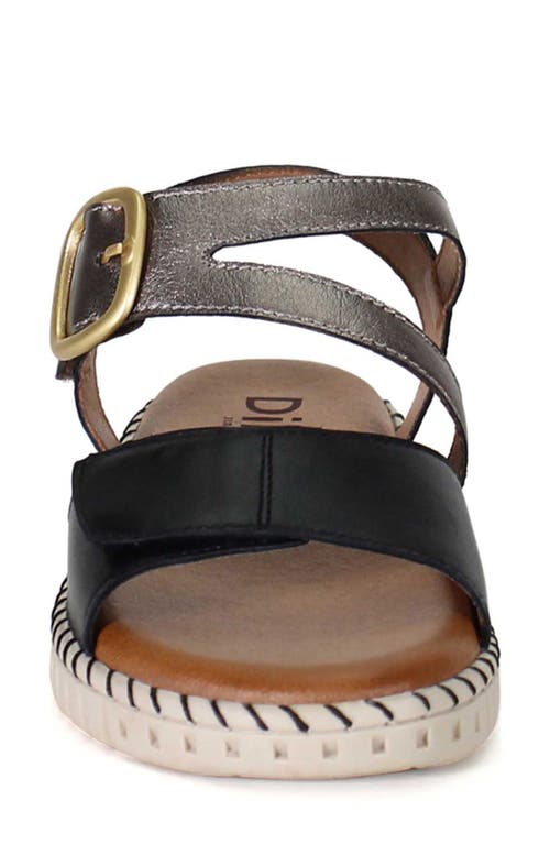 Diba True Chau Fer Wedge Sandal In Silver/black