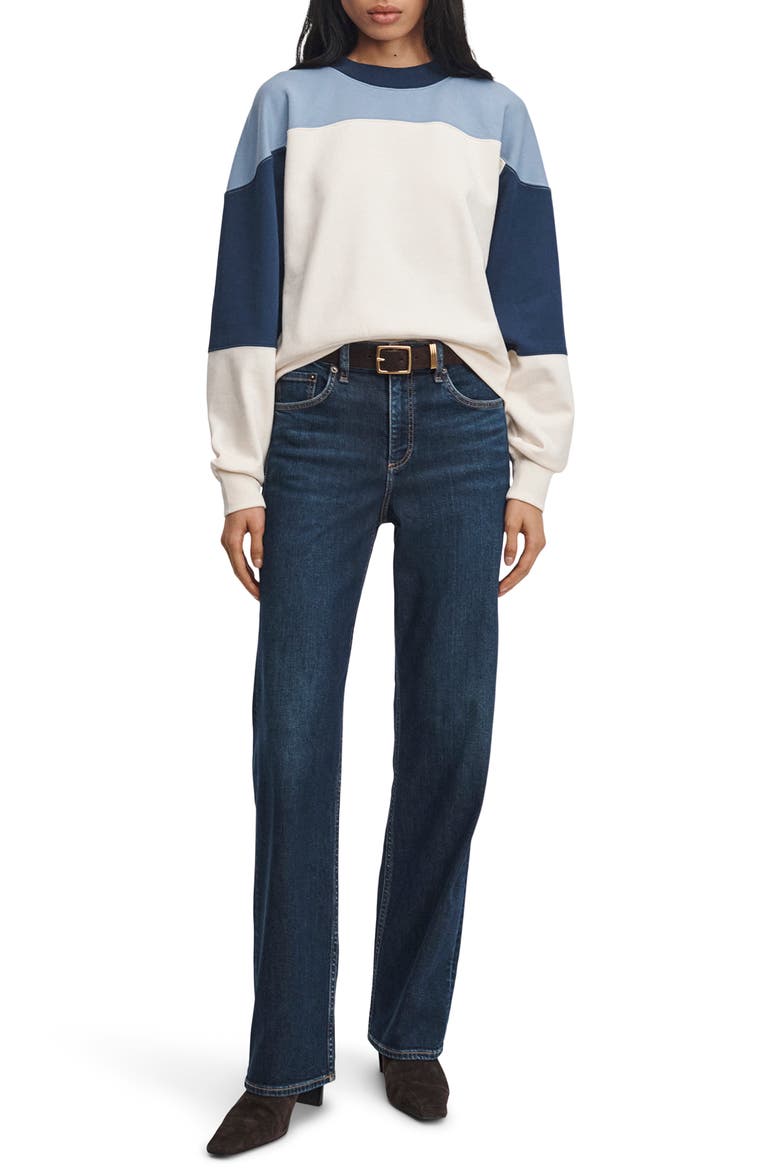 The Everyday Terry Sweatshirt, Alternate, color, BLUE MULTI