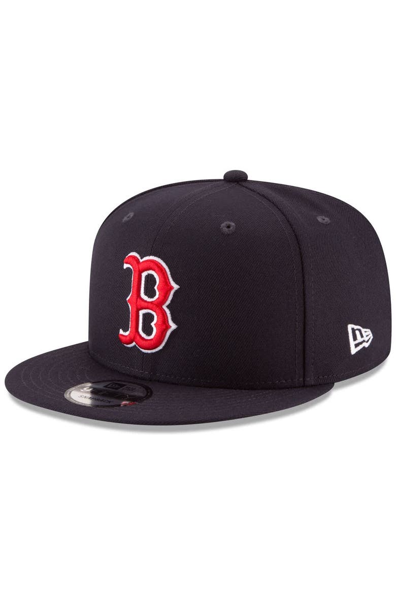 New Era Men's New Era Navy Boston Red Sox 2025 MLB Postseason Side Patch 9FIFTY Snapback Hat, Alternate, color,
