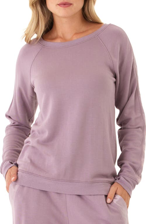Threads 4 Thought Priscilla Feather Fleece Sweatshirt In Purple