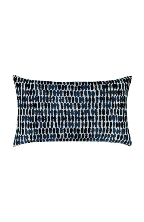 Thumbprint Indoor & Outdoor Woven Accent Pillow