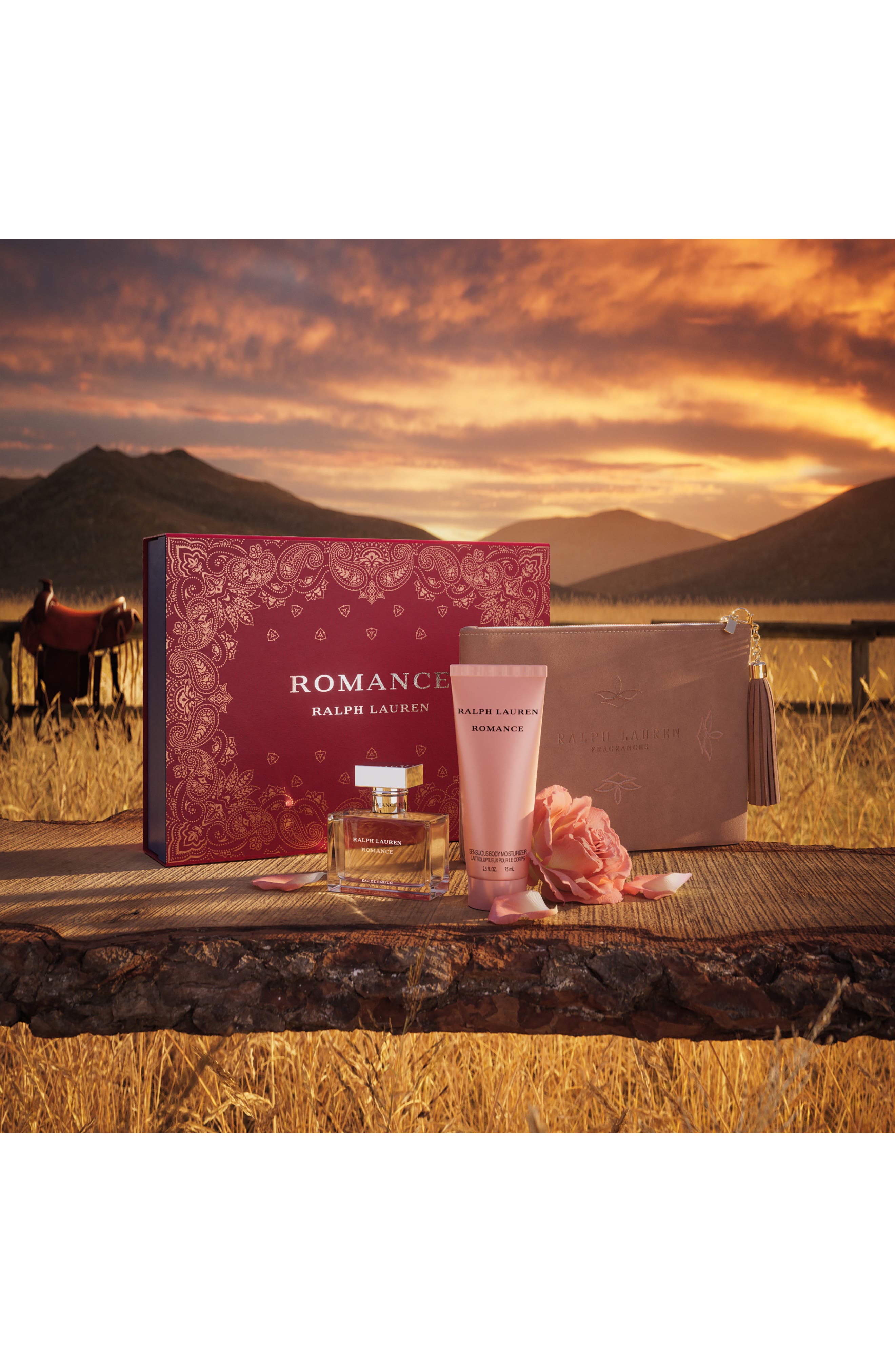 Romance Eau De Parfum 3-Piece Set with Body Lotion and Cosmetic