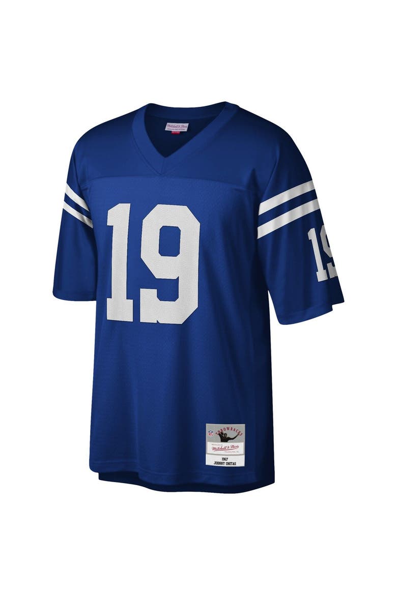 Men's Mitchell & Ness Johnny Unitas Royal Baltimore Colts Legacy Replica Jersey, Alternate, color, Royal