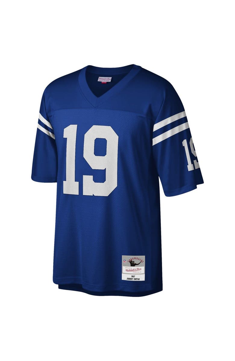 Mitchell & Ness Men's Mitchell & Ness Johnny Unitas Royal Baltimore Colts Legacy Replica Jersey, Alternate, color, Royal
