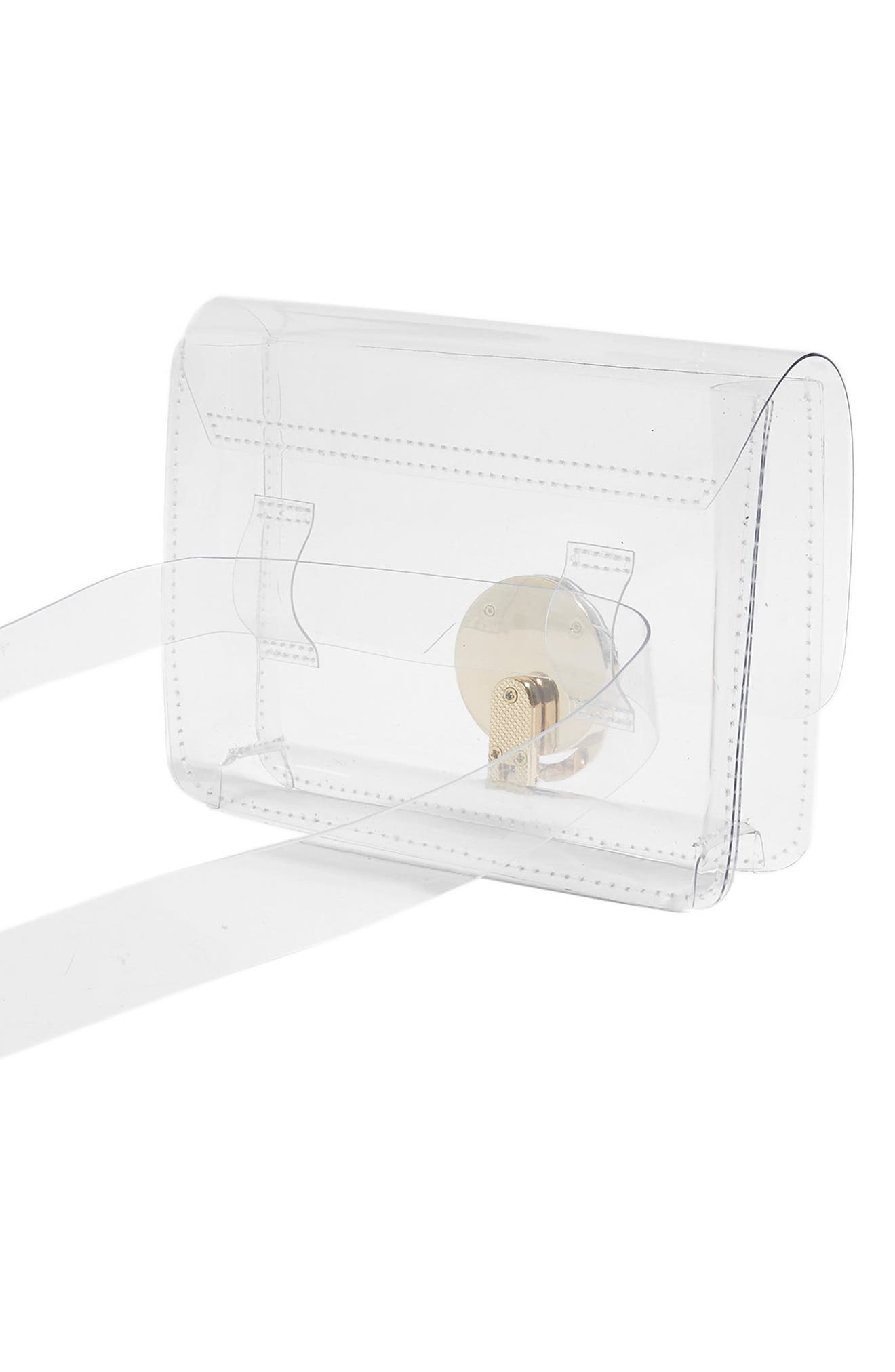 Topshop Dazzler Belt Bag, Alternate, color, 