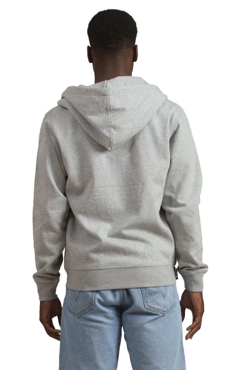 Members Only Brooklyn Zip-Up Hoodie, Alternate, color, Grey