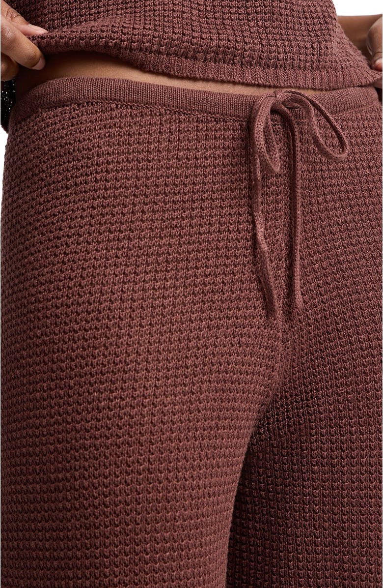 Onia Knit Drawstring Pant, Alternate, color, Brown