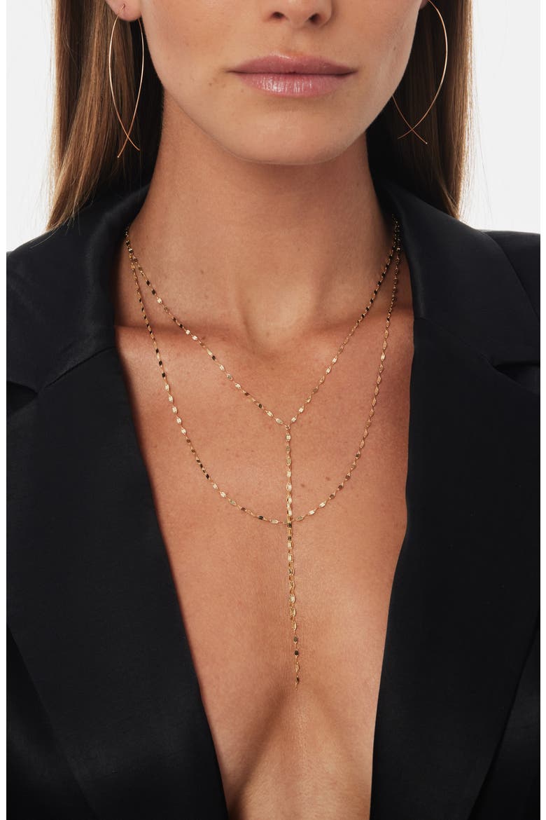 Blake 14K Gold Lariat Necklace, Alternate, color, YELLOW GOLD
